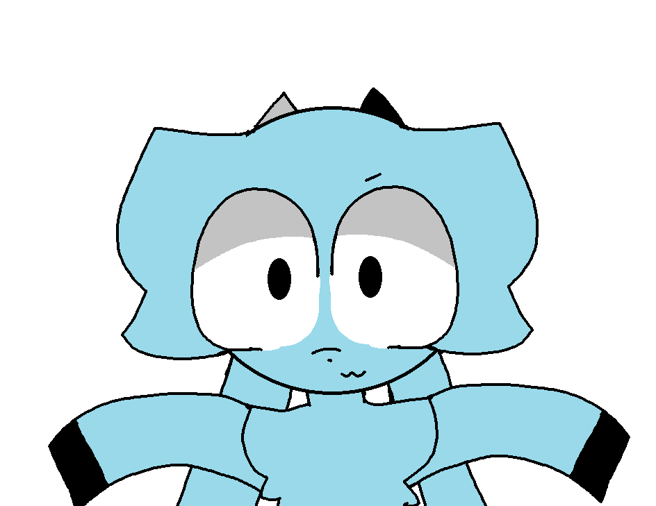 This is Bluego (this isnt what he actually looks like at the moment but I have no art of the redesign!)